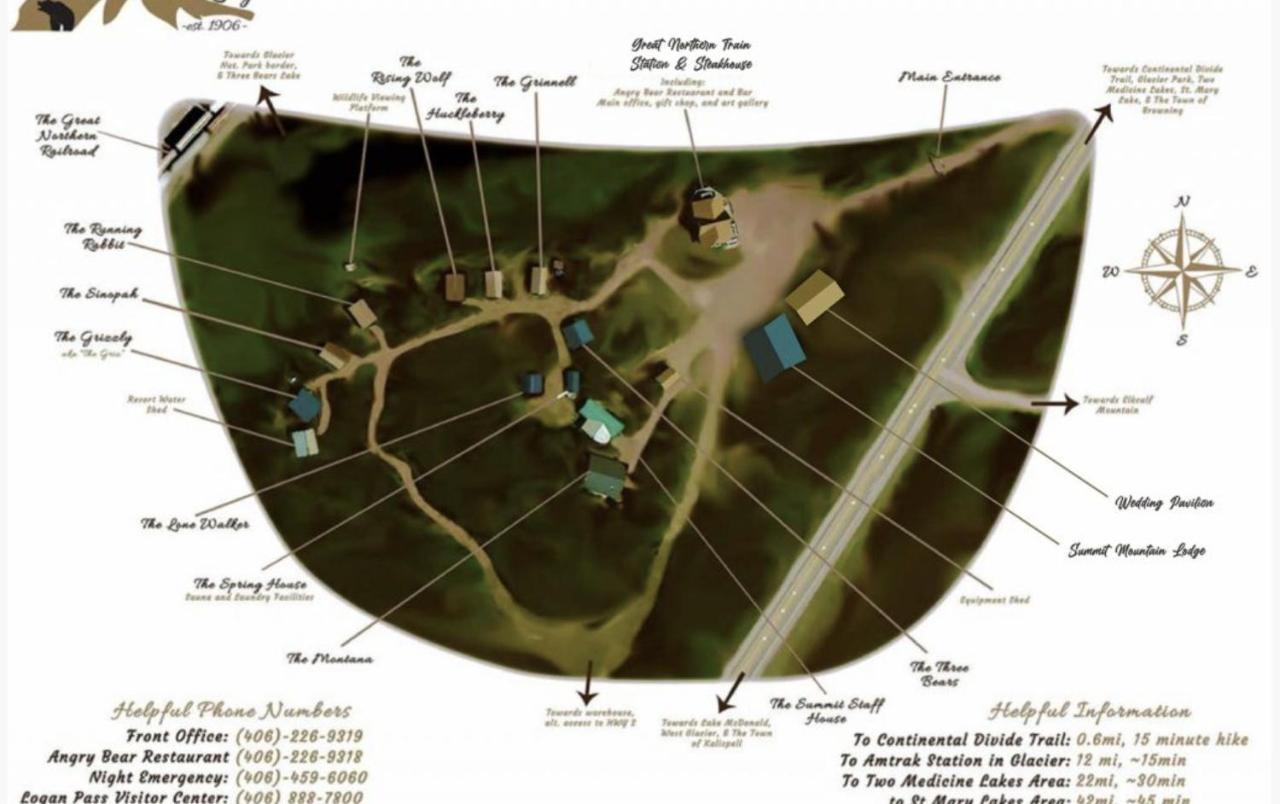 Summit Mountain Lodge And Steakhouse East Glacier Park Village ภายนอก รูปภาพ